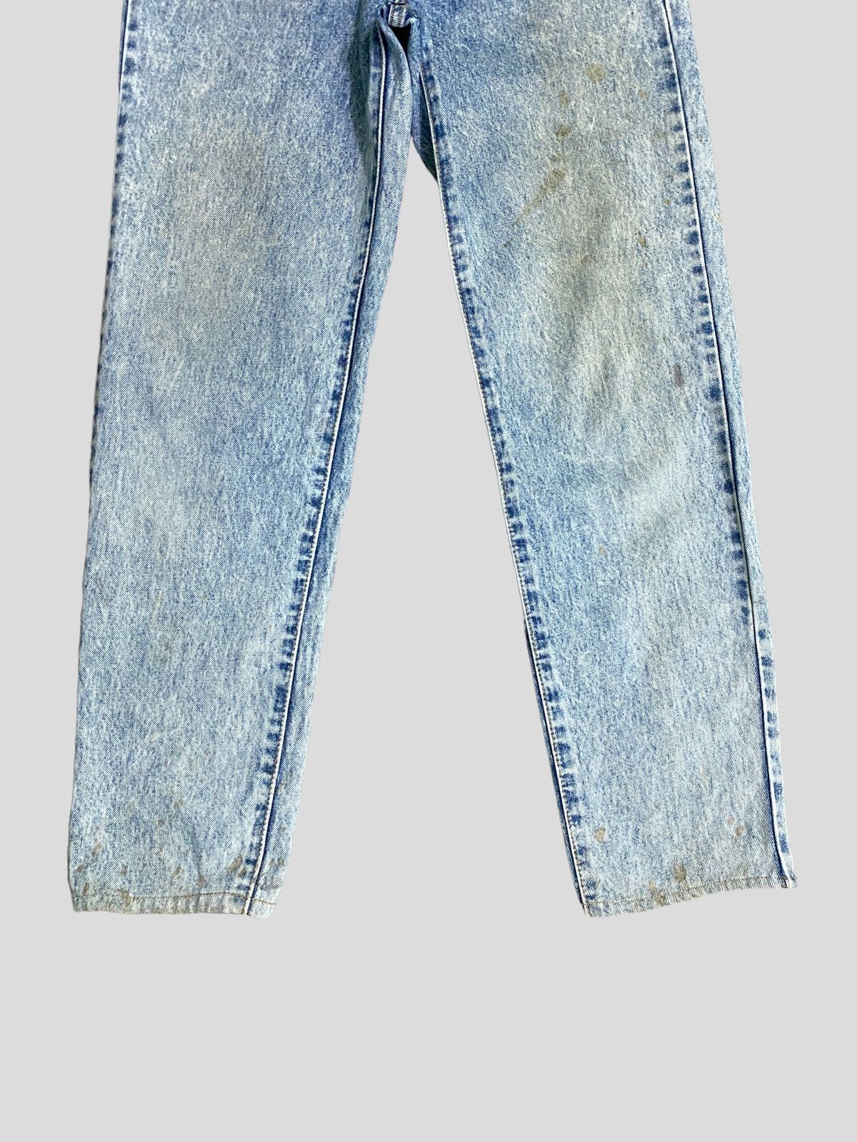 VINTAGE SKINNY EDWIN ACID WASH RUSTY JEANS - 4