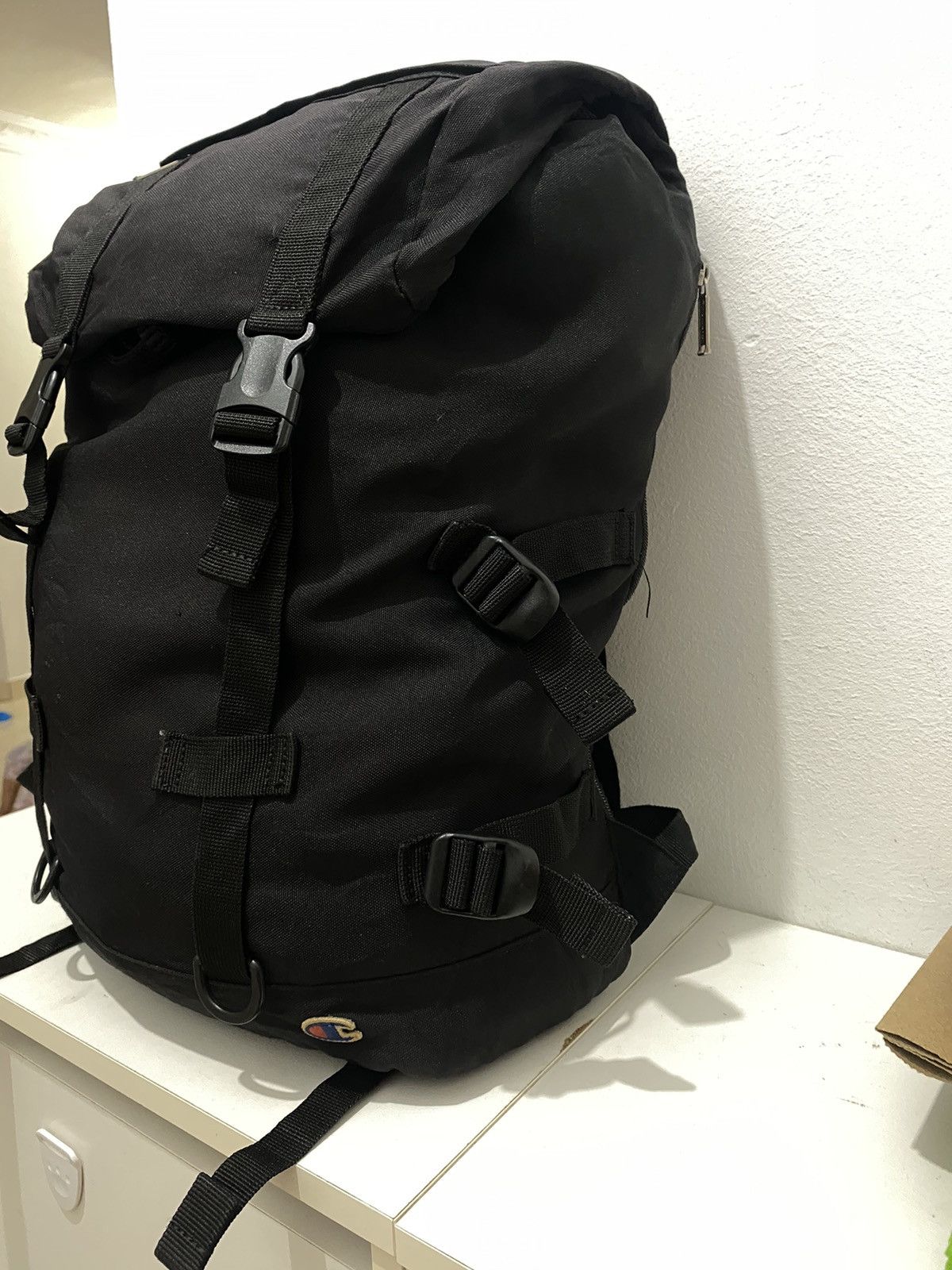 Vintage Champion Backpack Small Logo - 3