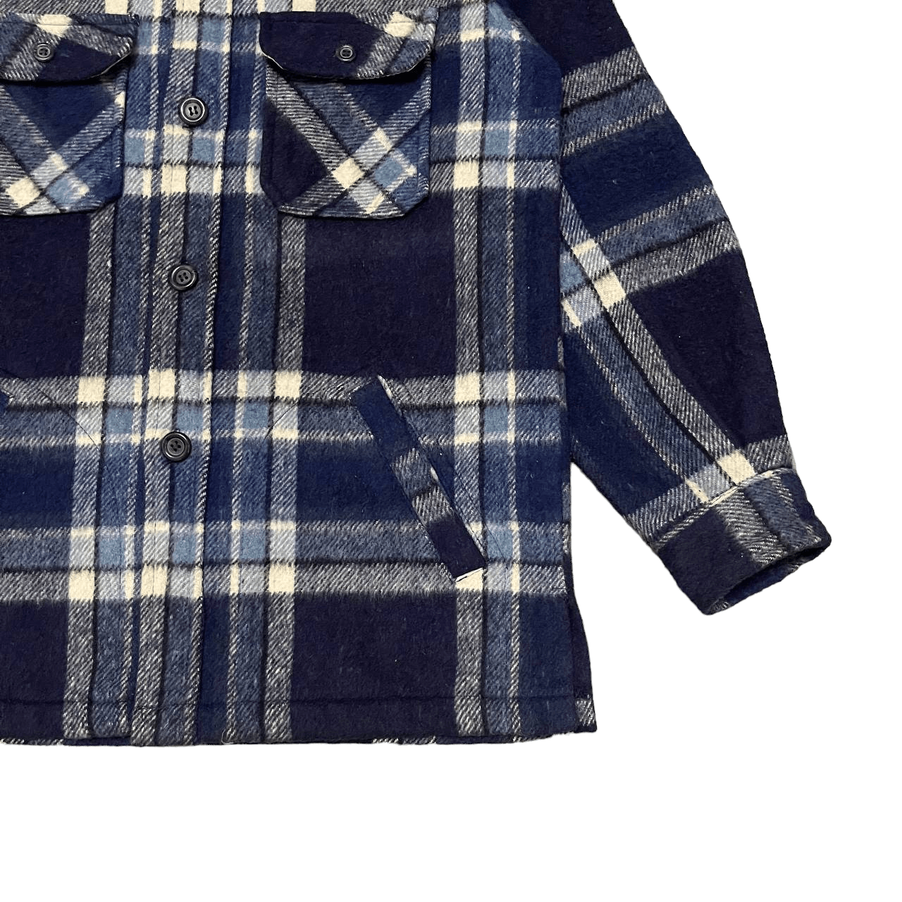 Vintage Marquis Wool Plaid Jacket Flannel - 4