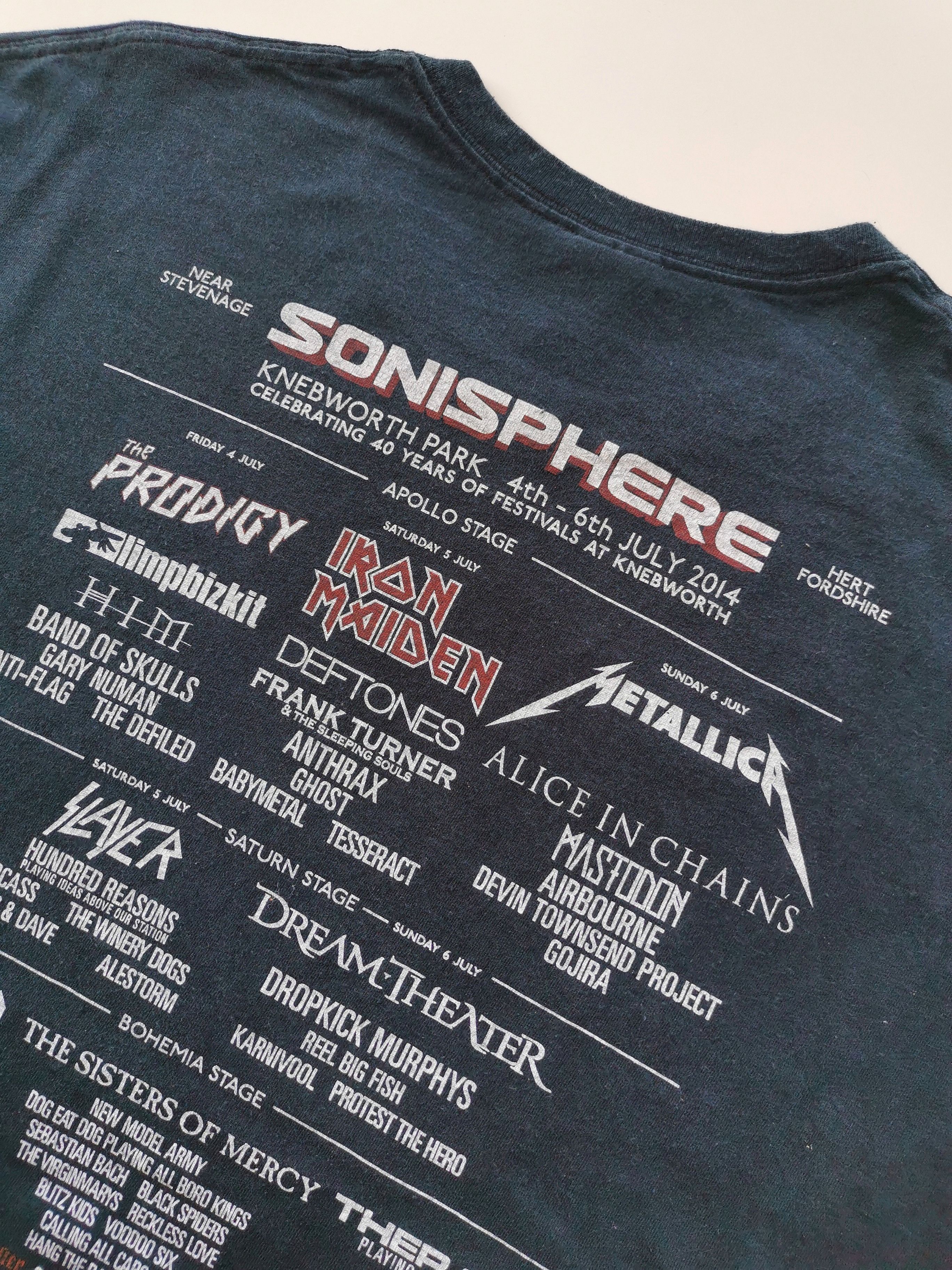 Metallica - Sonisphere Festival Tour Band Tshirt - 7