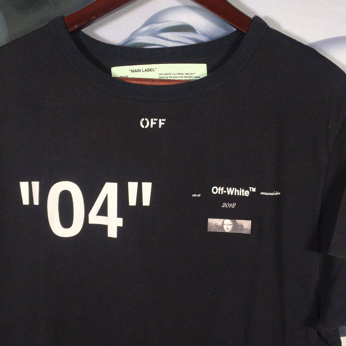 Off white 04 hot sale mona lisa tee