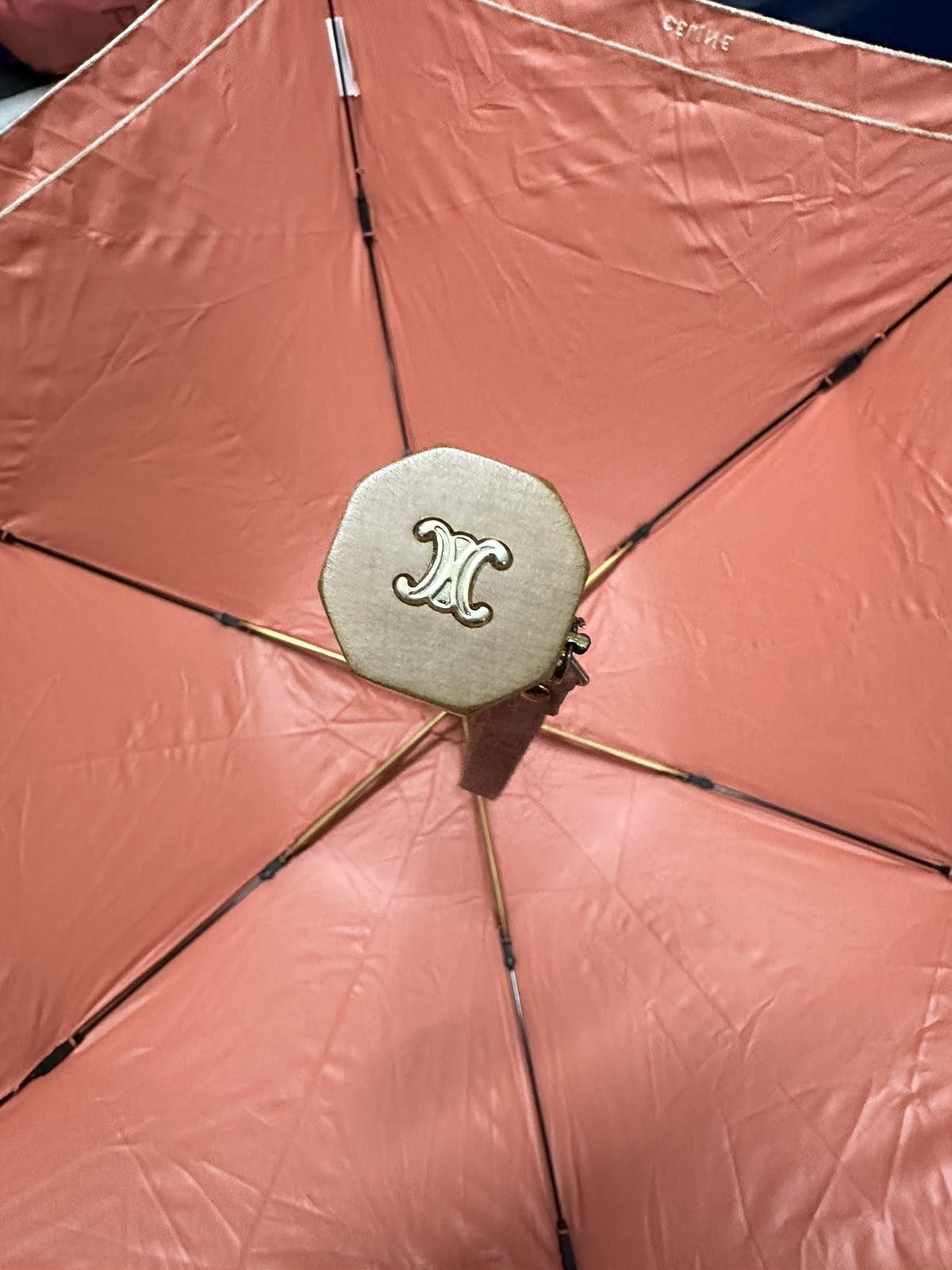 Celine Umbrella With Wooden Handle - 5