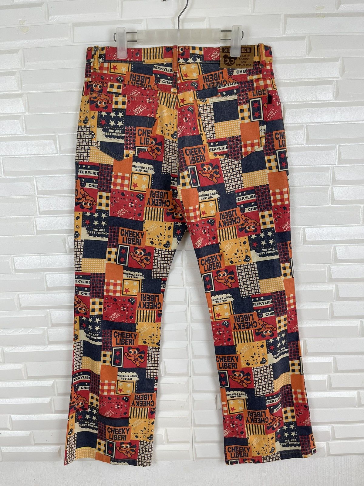 Japanese Brand - Nice Overprint Cheeky Liberi Pants - 4