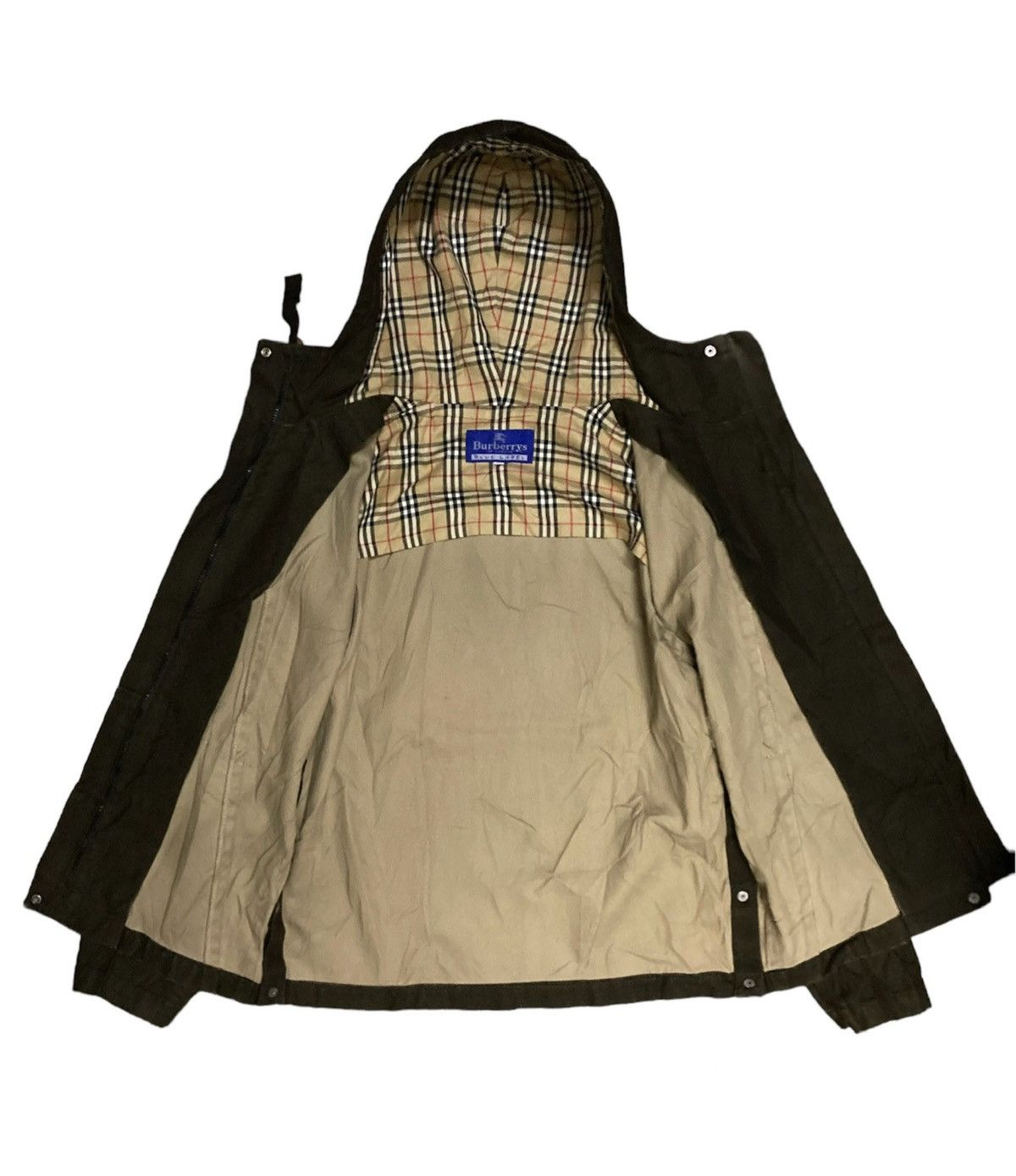 Burberrys Blue Label Hooded Jacket in Size 38 - 4