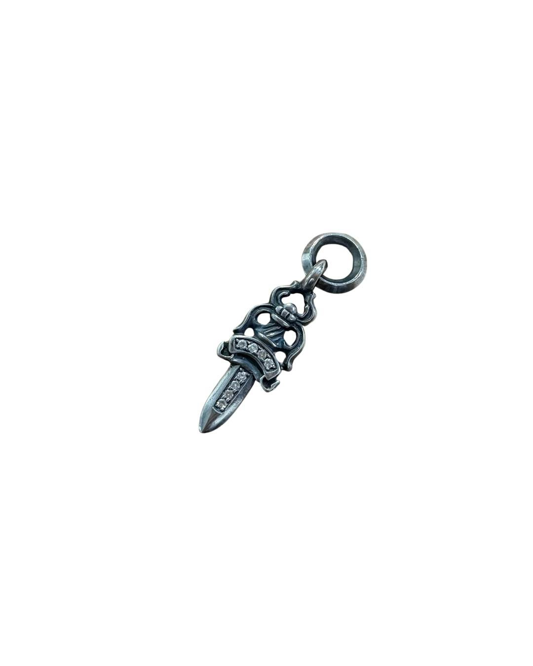 CHROME HEARTS CROSS AND DAGGER KEY RING