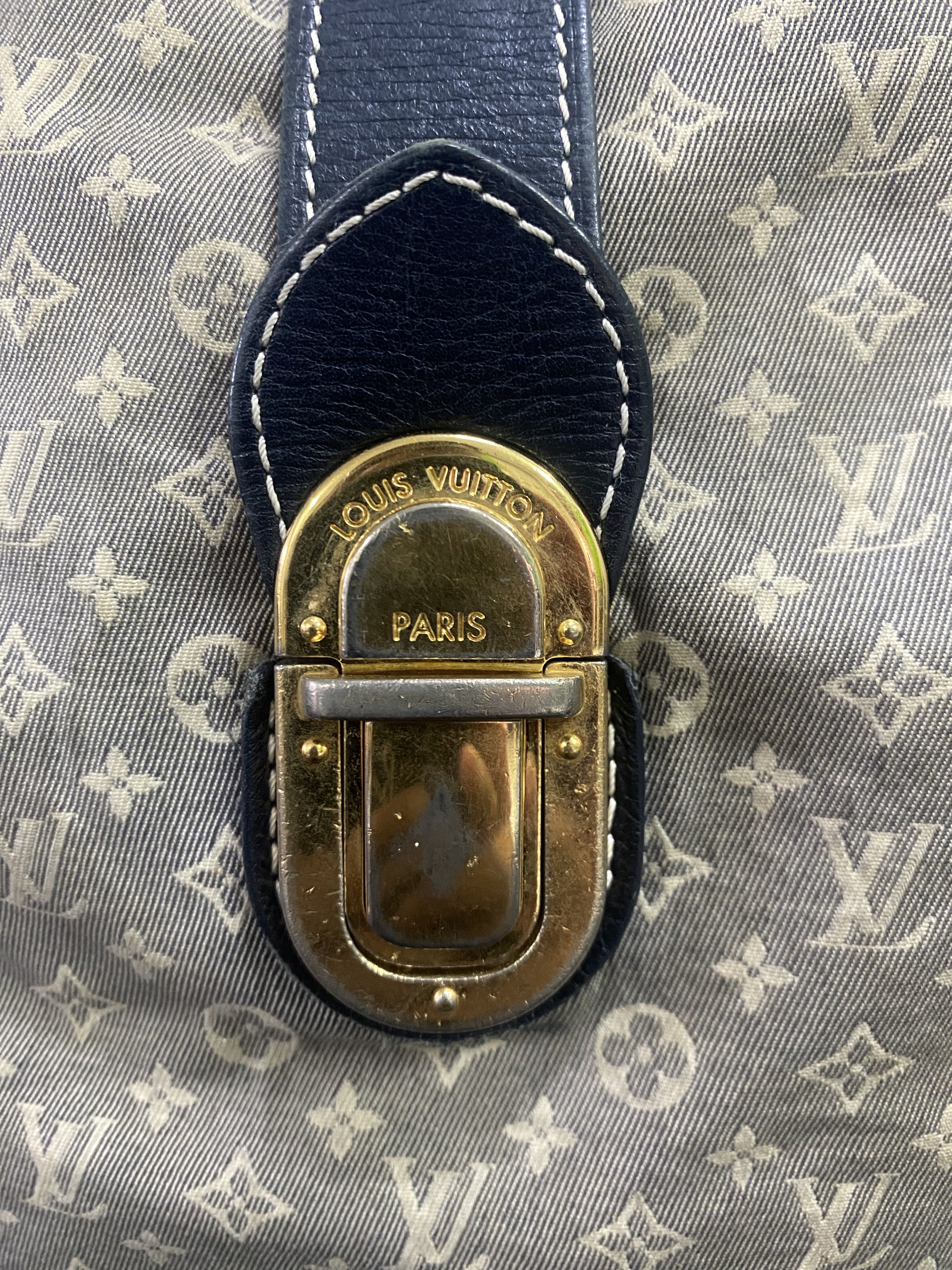 Authentic Louis Vuitton Encre Monogram Idylle Canvas Romance Bag - 6