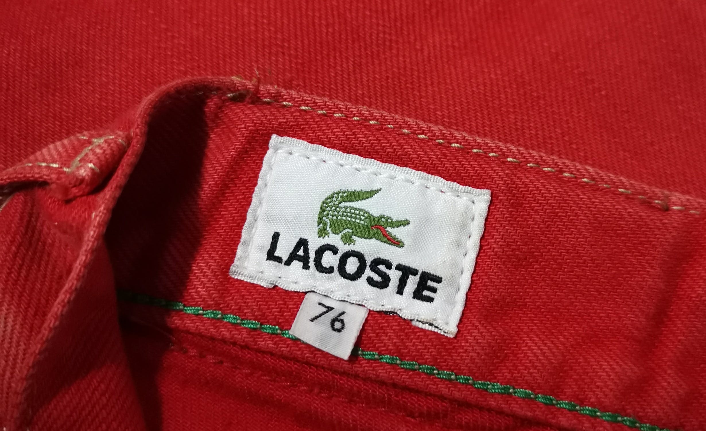 Lacoste Dirty Red Denim - 6