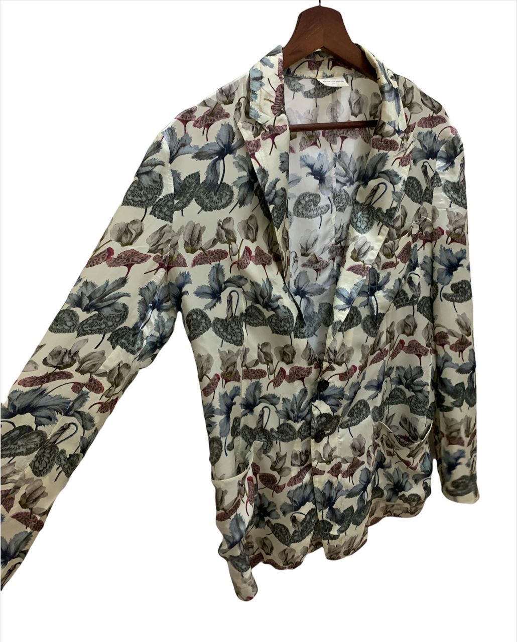 S/S 00's Floral Rayon Coat Designed from Noten's Garden - 3