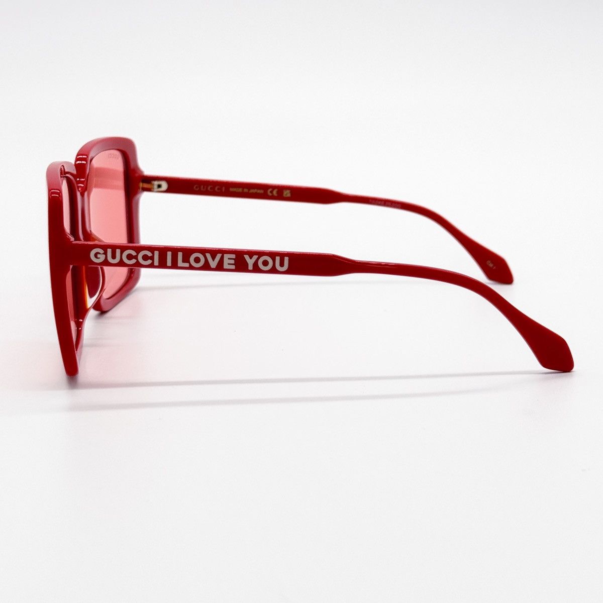 NEW GUCCI GG0567SAN 005 RED WOMEN SQUARE SUNGLASSES GUCCI - 6