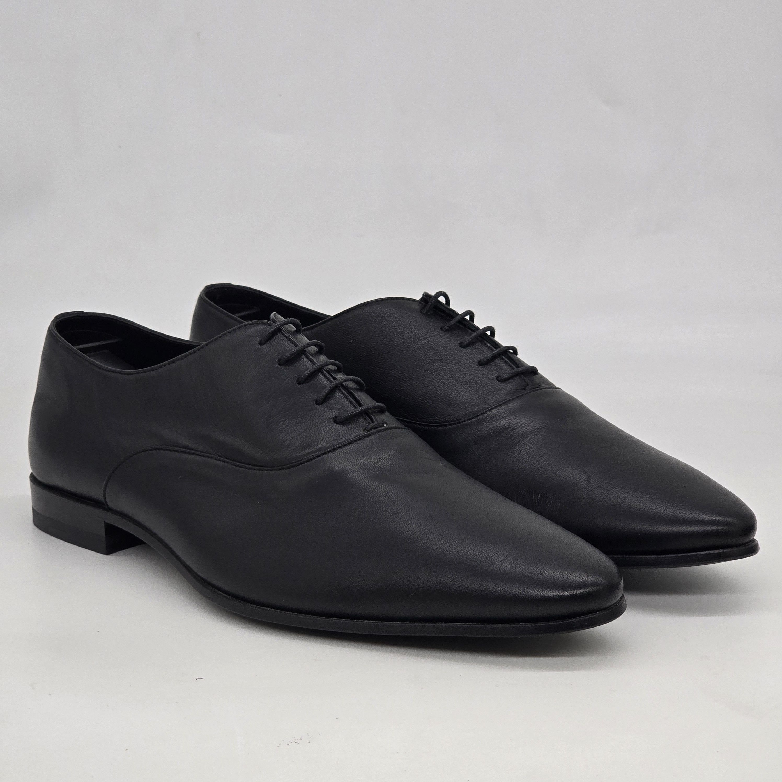 Saint Laurent Paris - Leather Plain Toe Oxford Shoes - 1