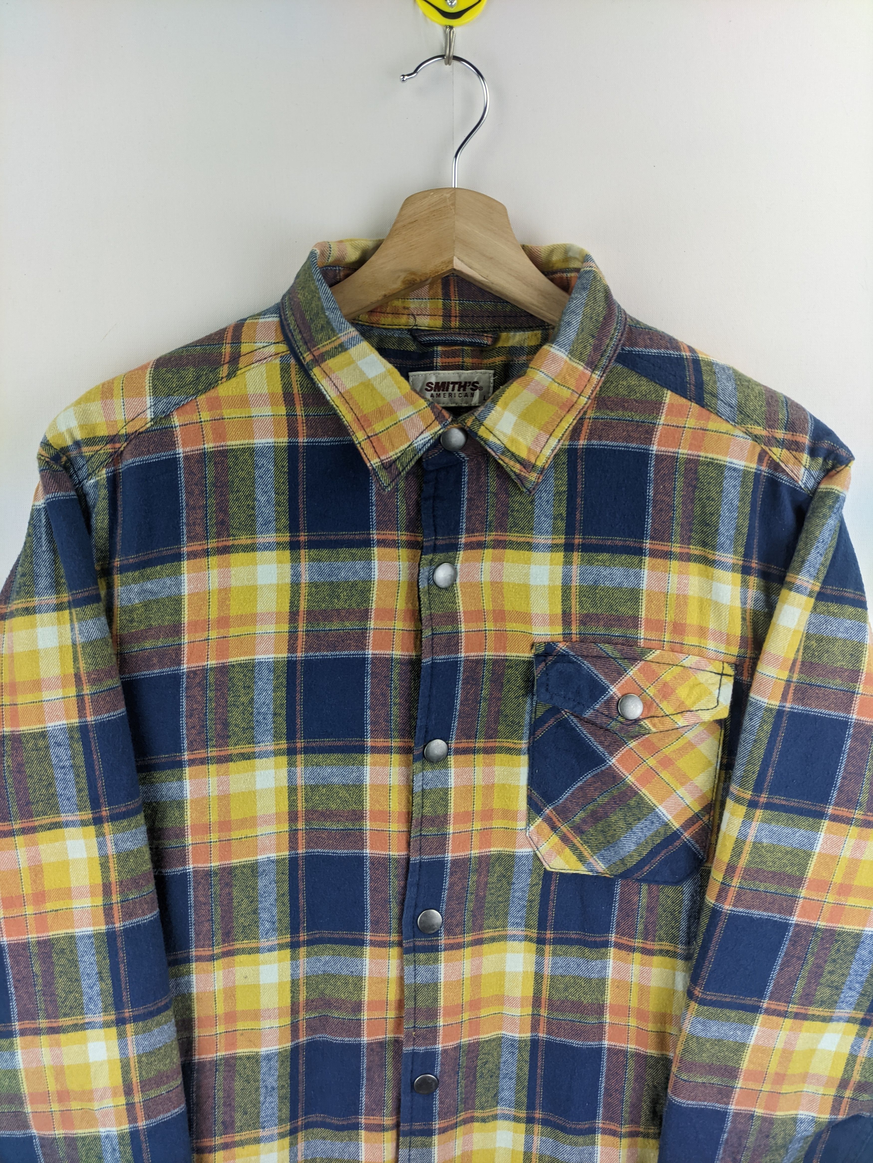 Vintage - Steals🔥Flannel Jacket Plaid by Smith's American - 8