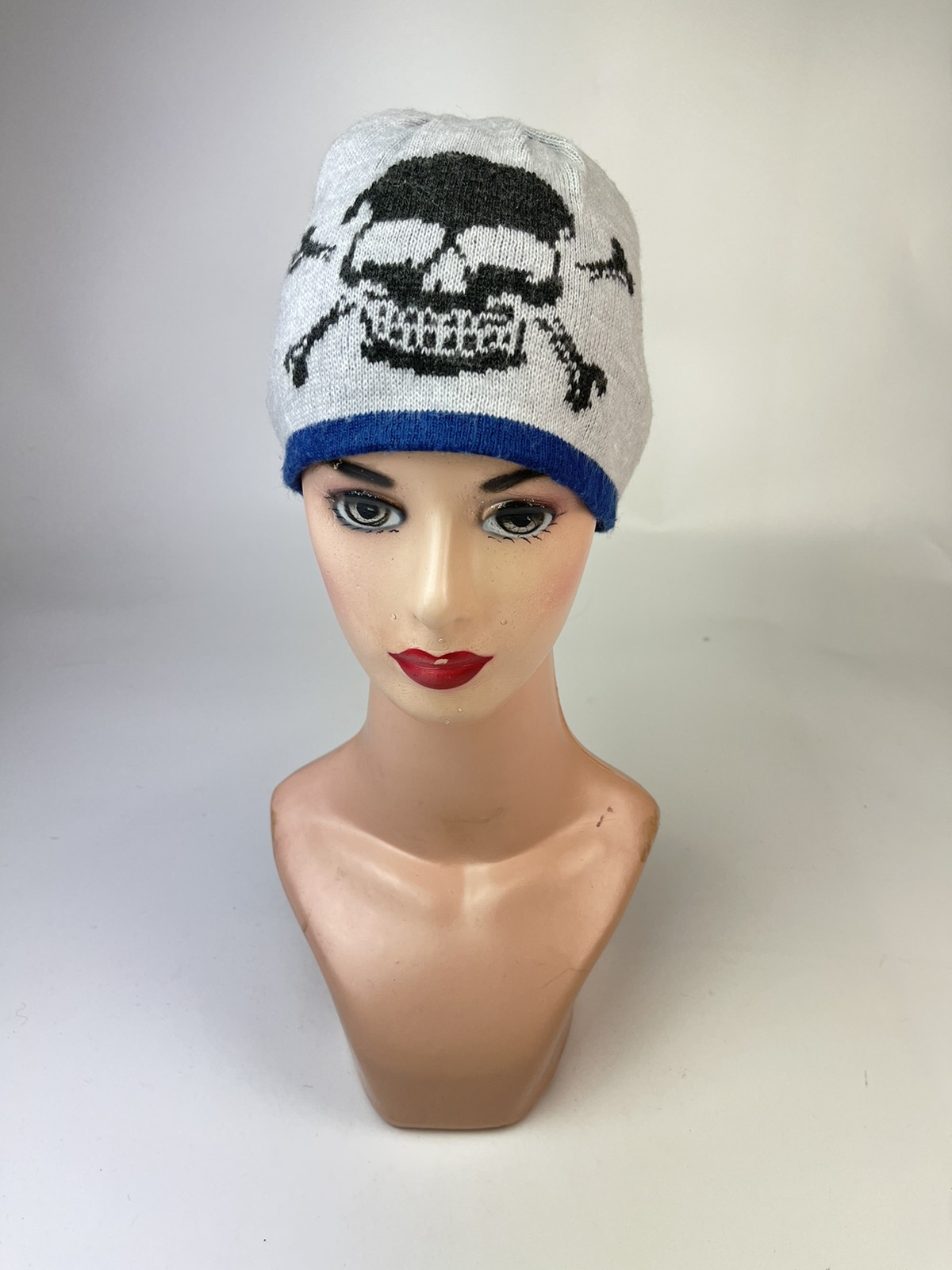 Japanese Brand - Skull Crossbone Beanie Hats Snow Caps - 2