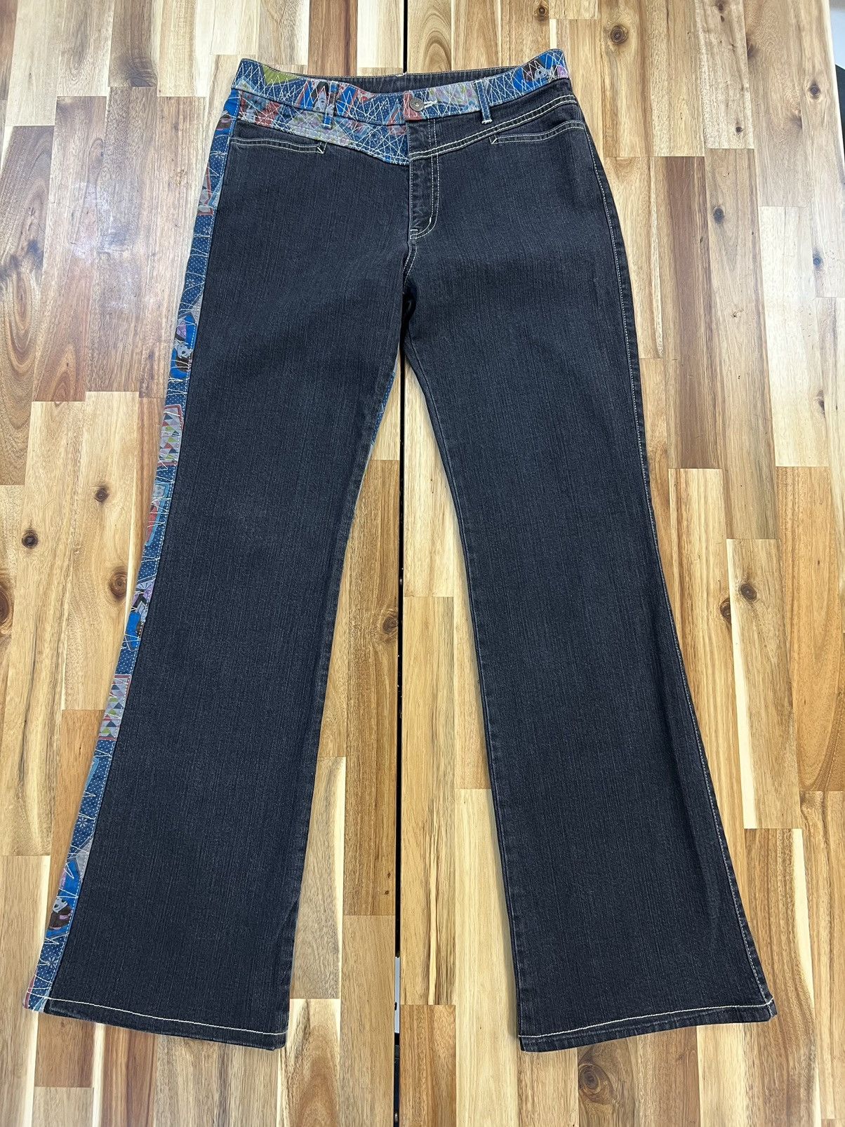 Vintage - Japanese Brand Flare Jeans Denim - 2