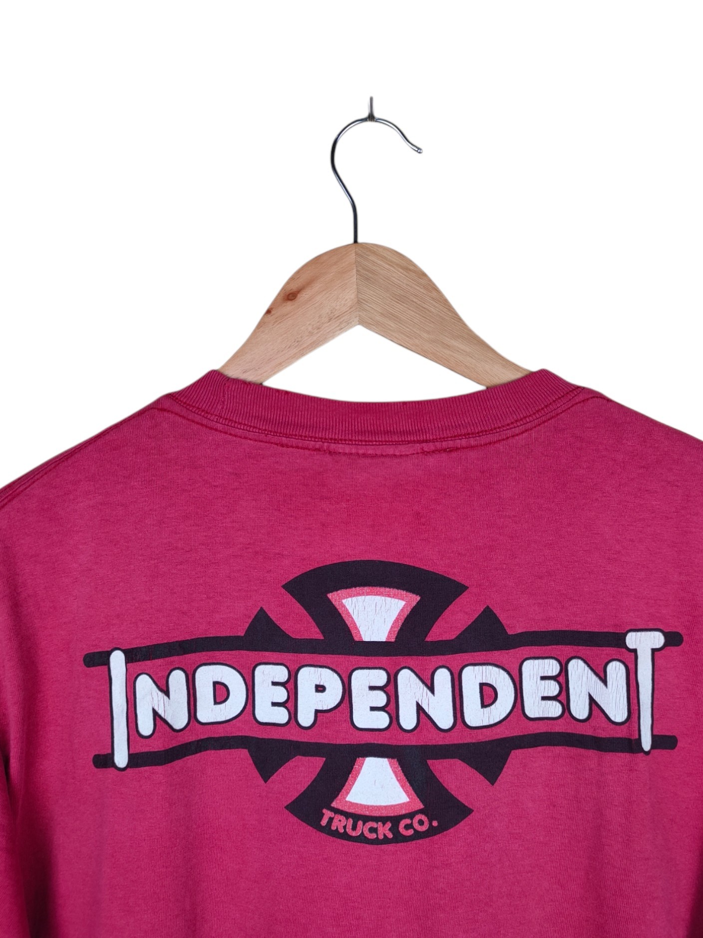 Vintage - Vintage Independent Spellout Distressed Shirt - 5