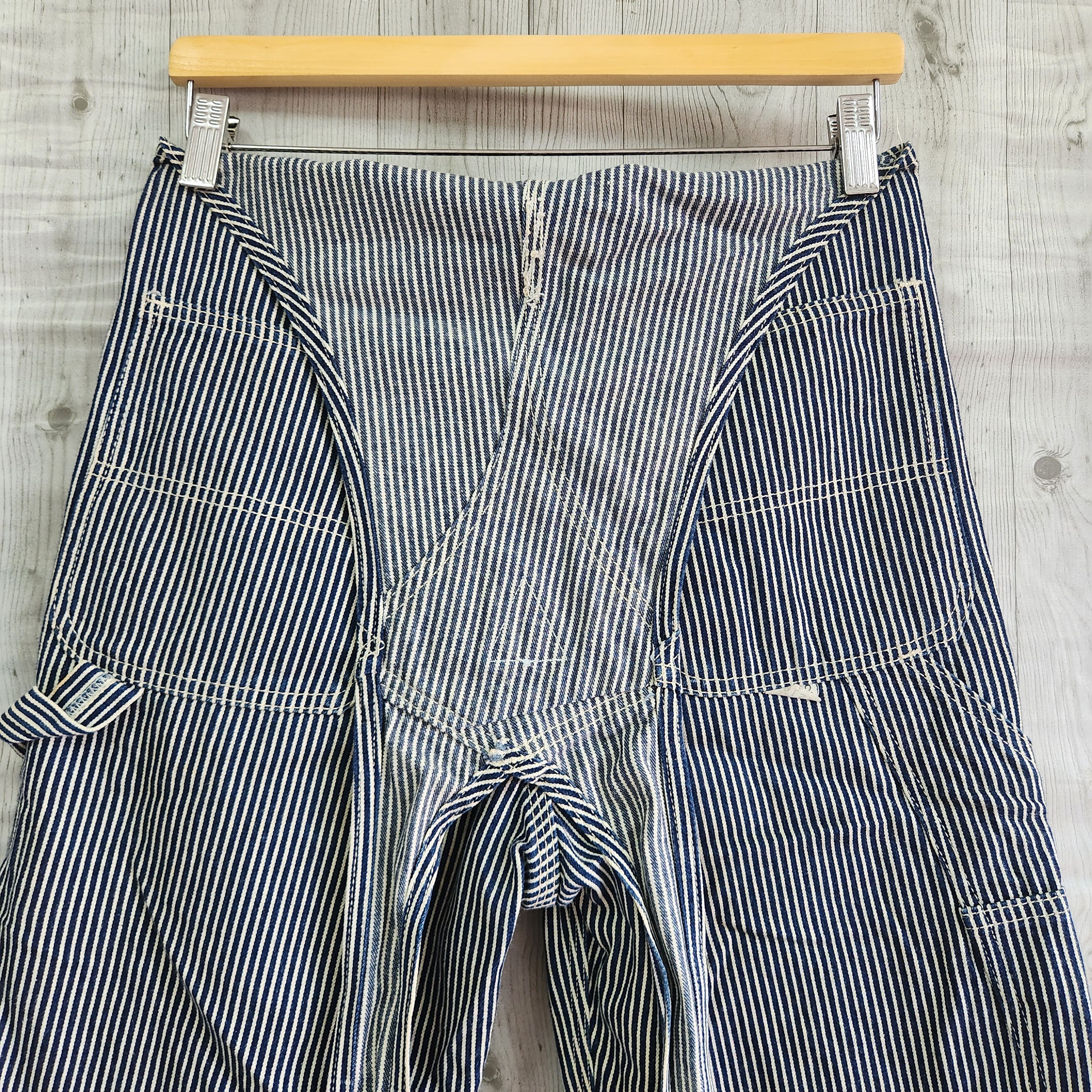 Vintage Hickory Big John Overall Classic Pockets - 11