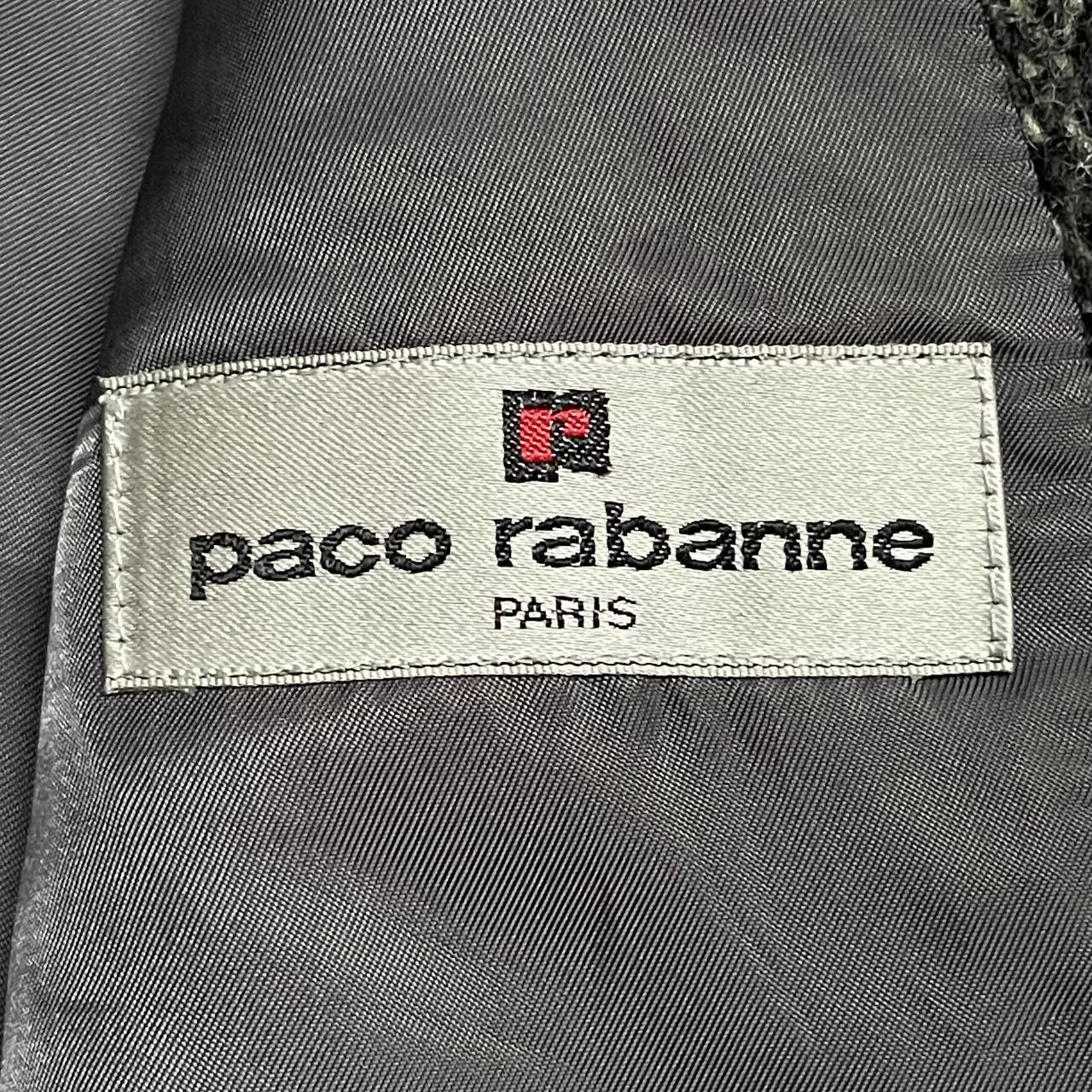 Vintage Paco Rabanne Paris Wool Coat - 8