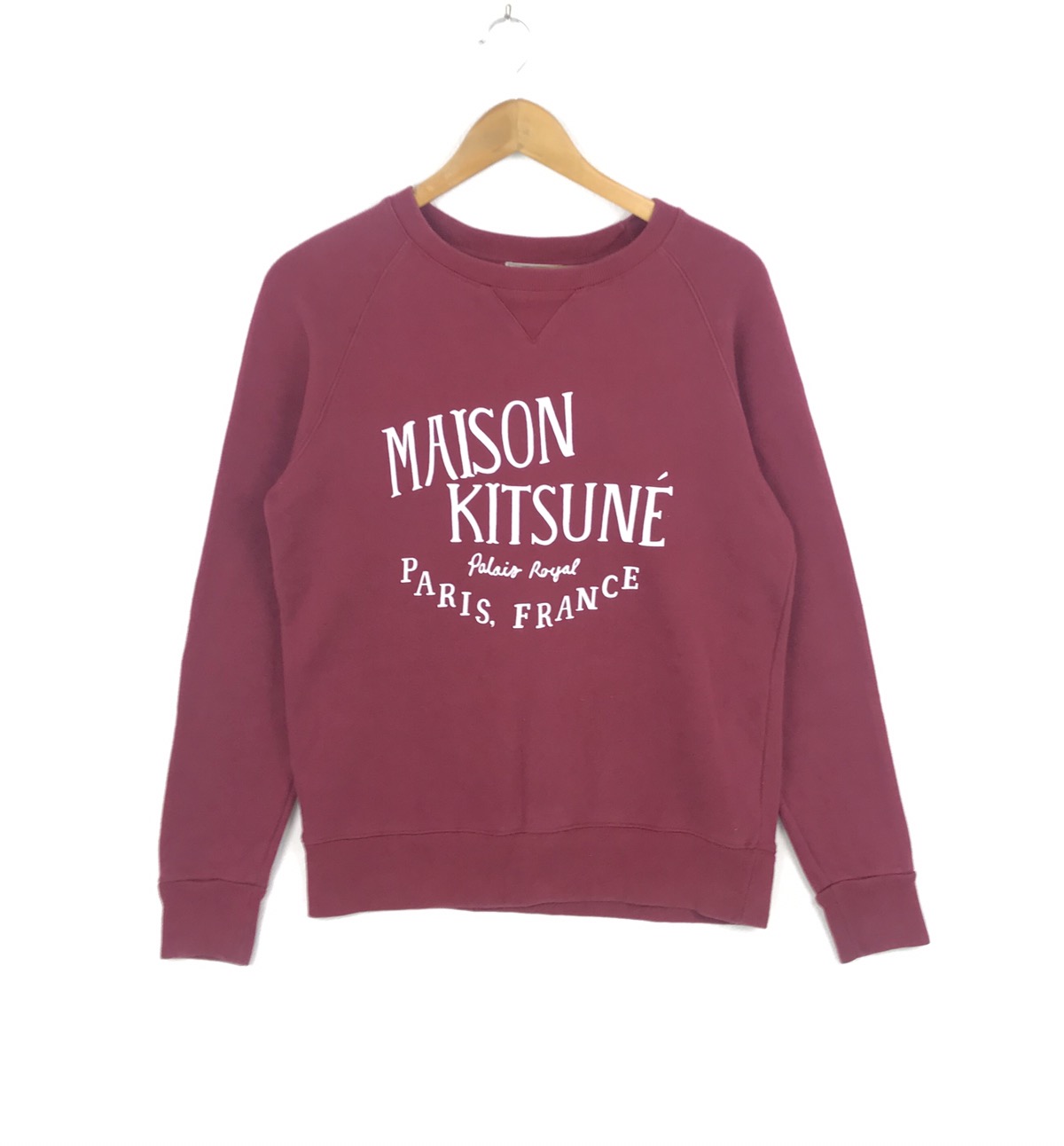 Vintage Maison Kitsune Paris Sweatshirt Spellout Sweater - 1