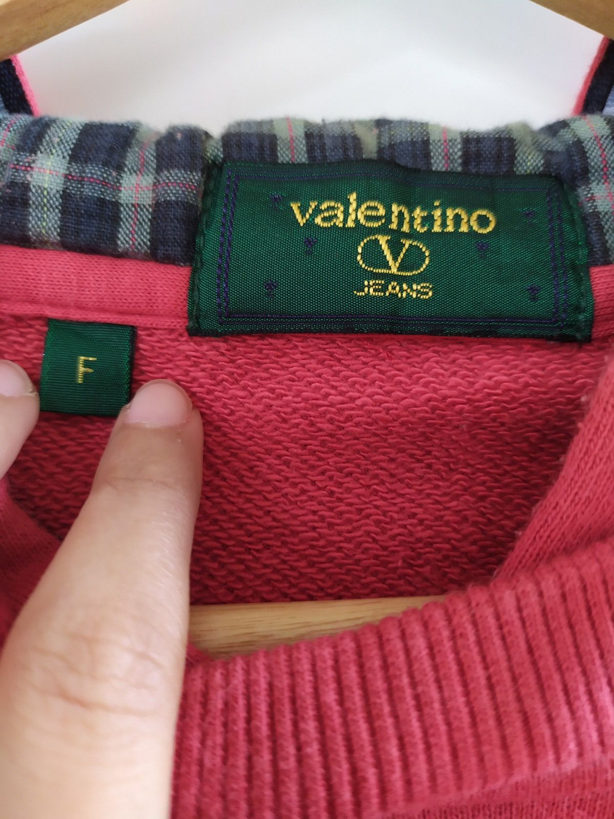 Valentino Jeans Big Logo Hoodie Sweatshirt - 4