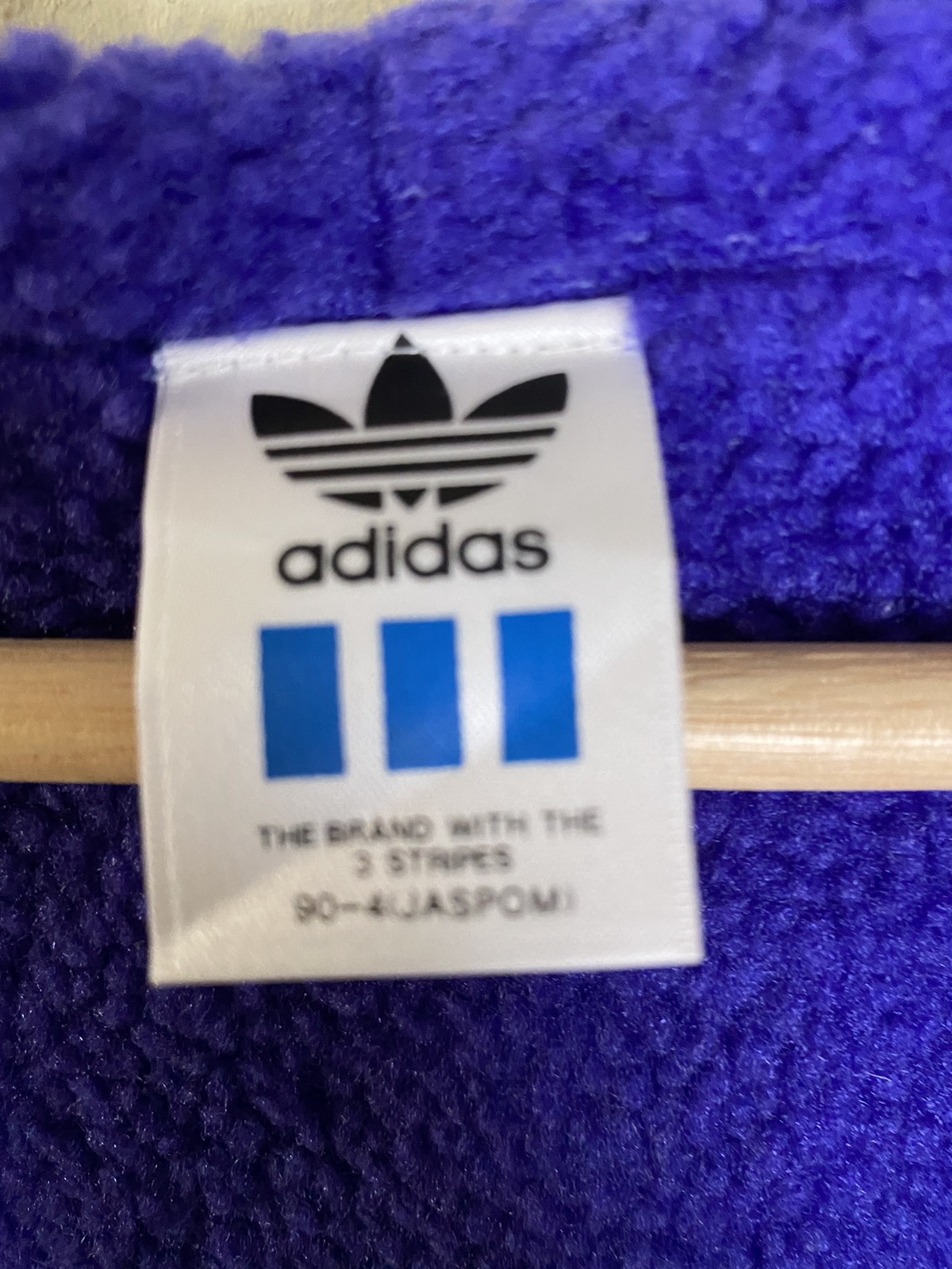 Vintage Adidas Big Logo Long Jacket Made in Japan - 7