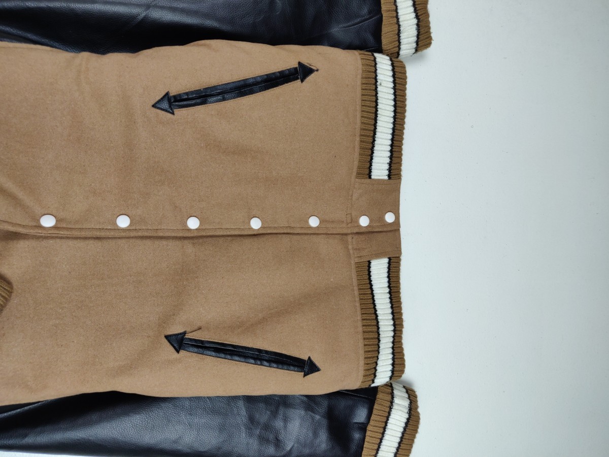 Japanese Brand - Modified High Collar Two Tone Jacket Streetwear - 6
