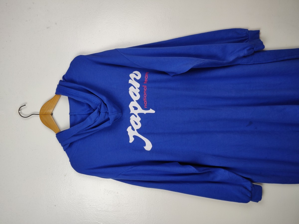 Japan Blue - 2009 Japan National Team Sweat Zip Up Overall Coveralls - 8