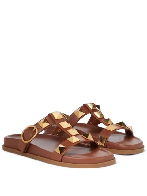 Valentino Roman Stud leather slides