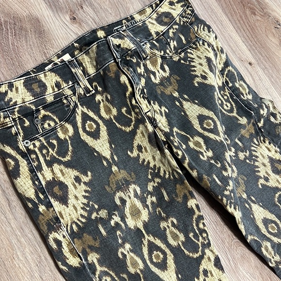 Sold Design Lab Ikat African Totem Soho Skinny Jeans - 4