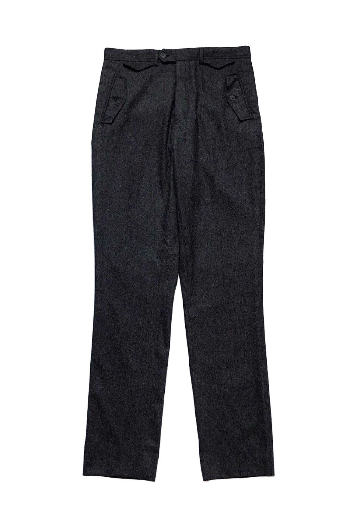 BOTTEGA VANETA WOOL CARGO TROUSER PANTS - 1