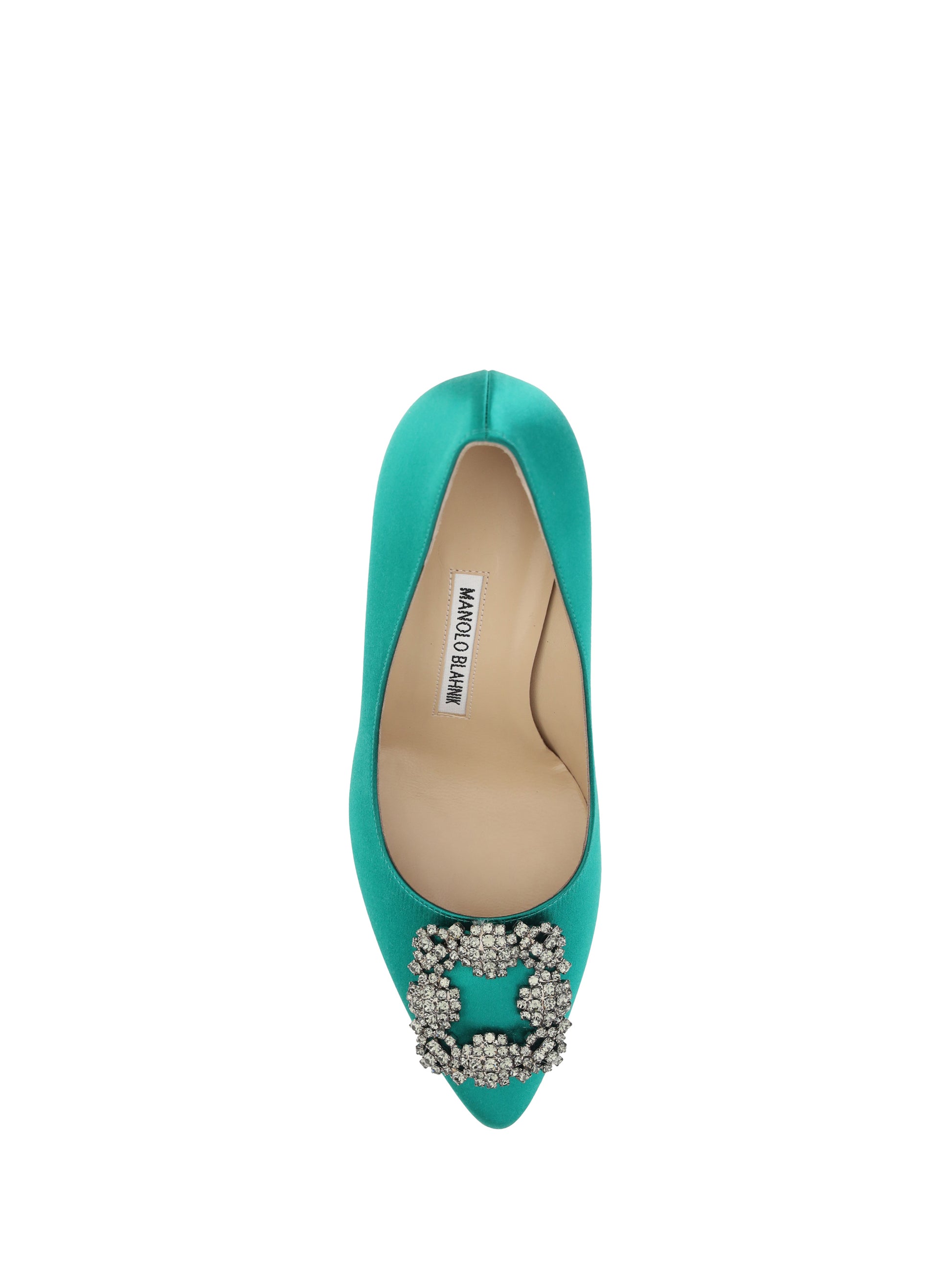 Hangisi embellished satin pumps - 4