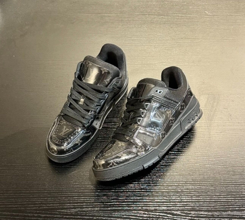 Louis Vuitton LV25 New Collection: All-Over Logo Casual Shoes - 1