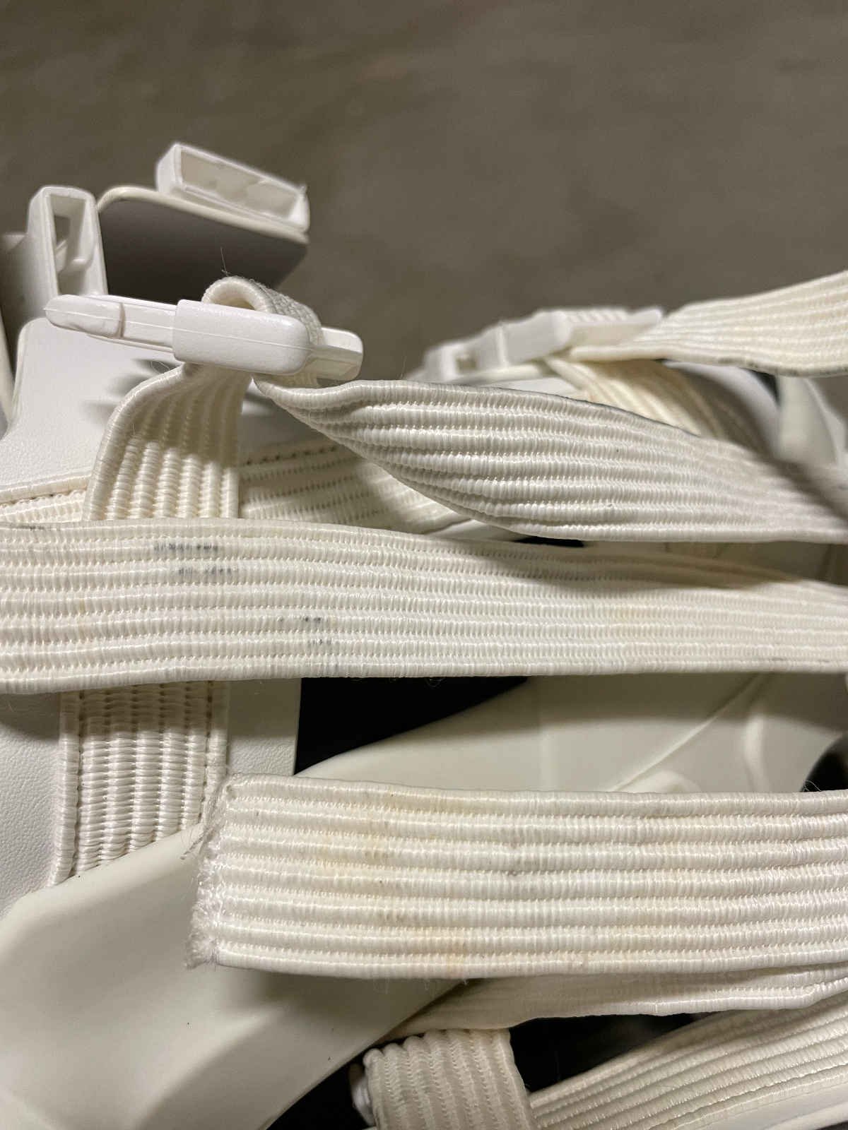 White Tractor Sandals - 7