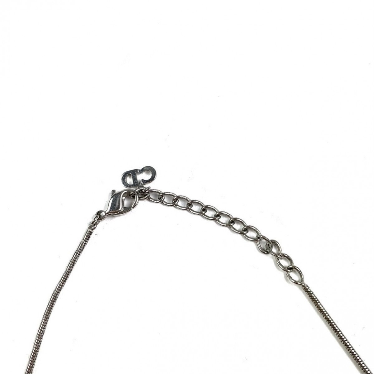 Silver Cube Necklace - 5
