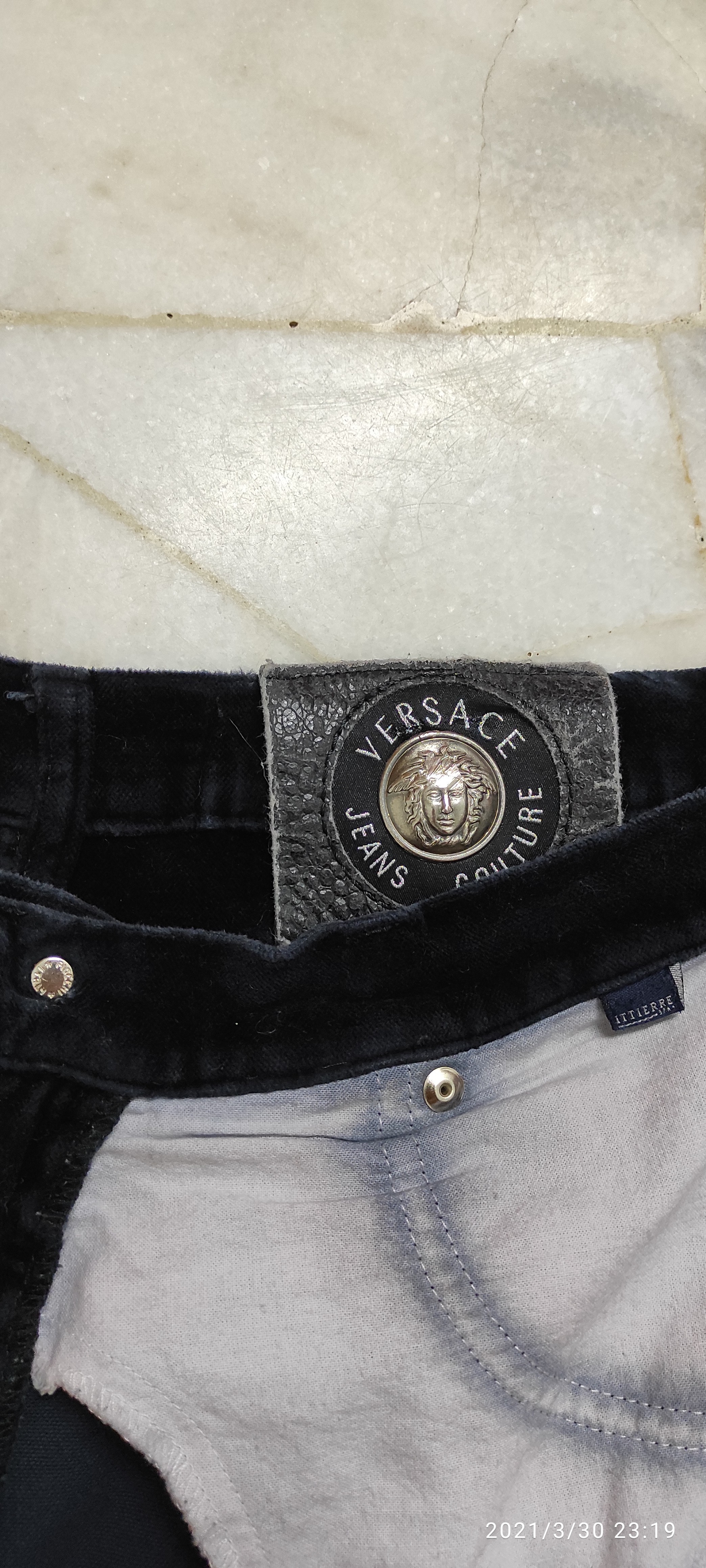 Archive VERSACE JEANS COUTURE Velvet Jeans - 10
