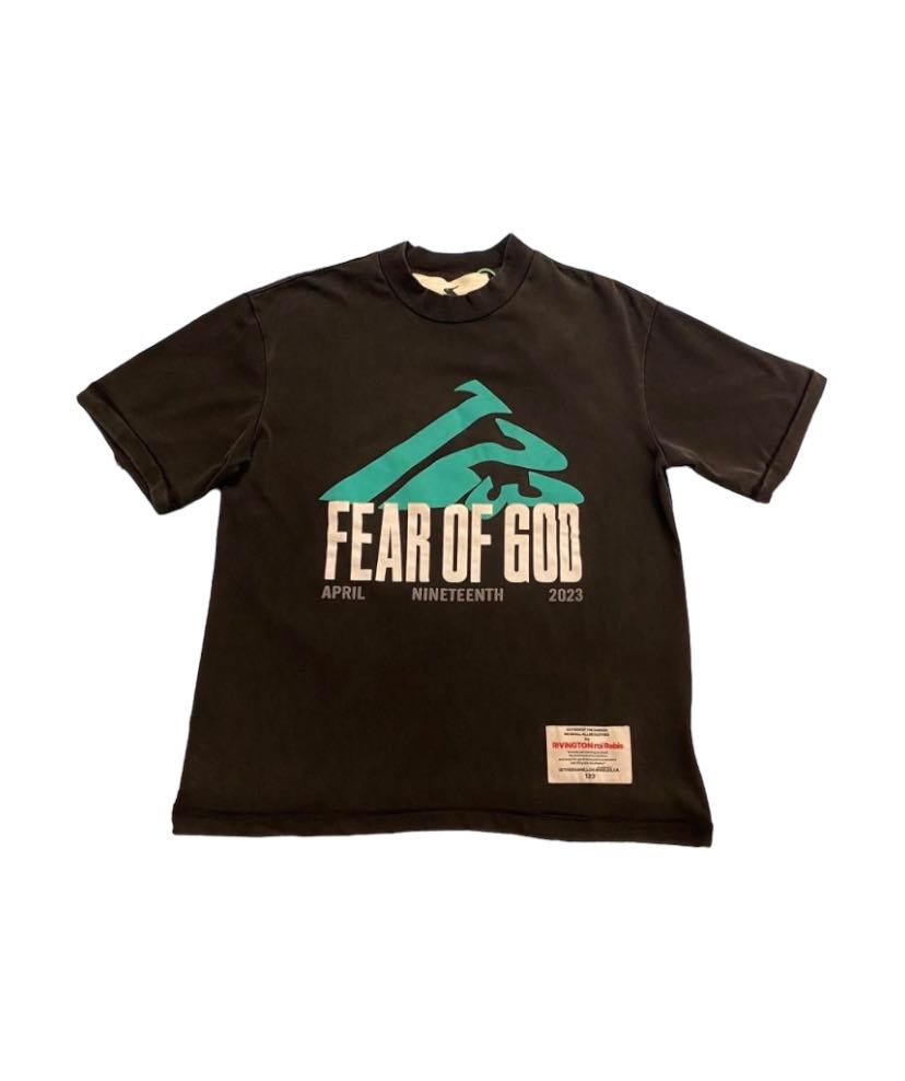 Fear of god x rivington tshirt - 1
