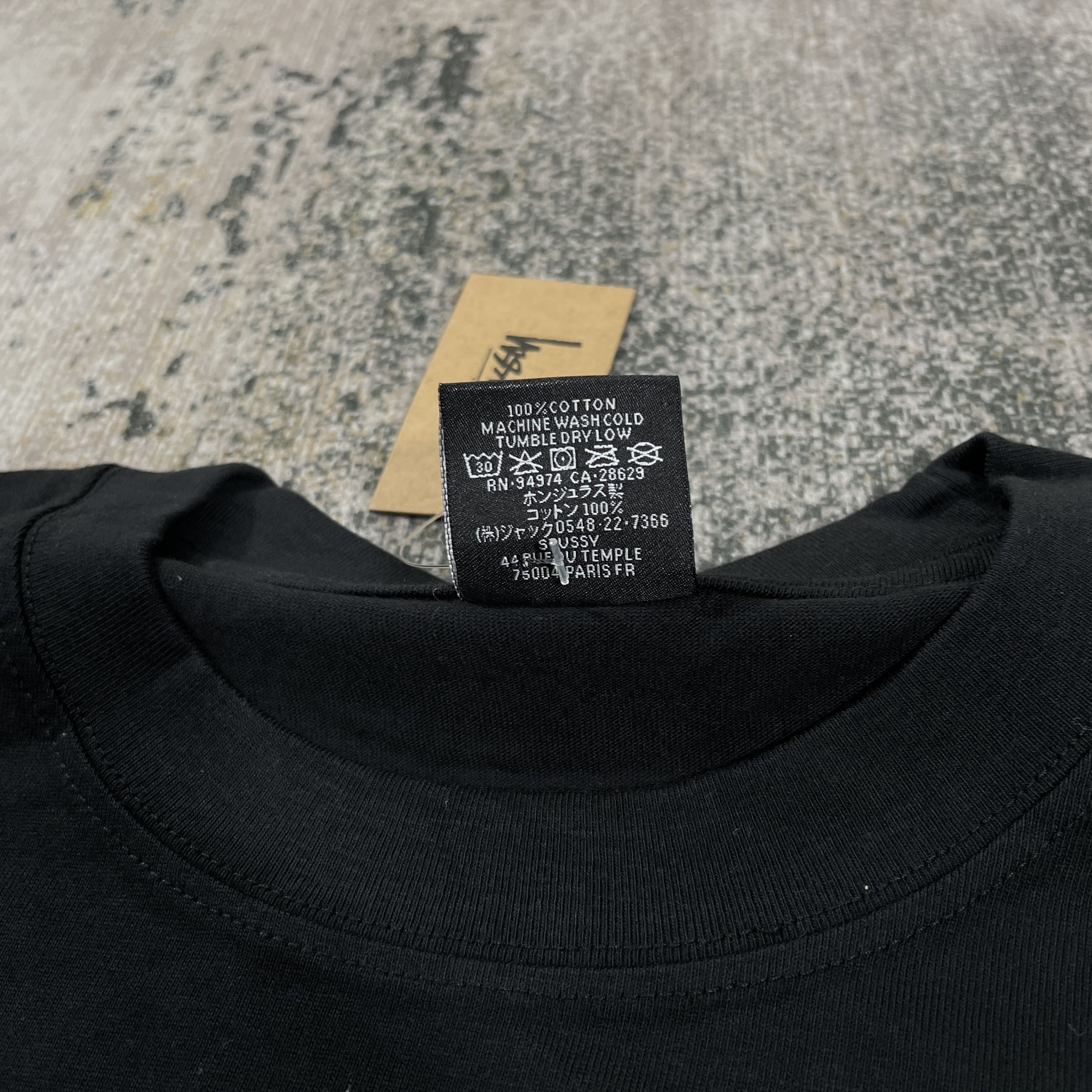 STUSSY MERCURY TEE Lサイズ ブラック Stussy Mercury Tee Black Men's - SS23 - US