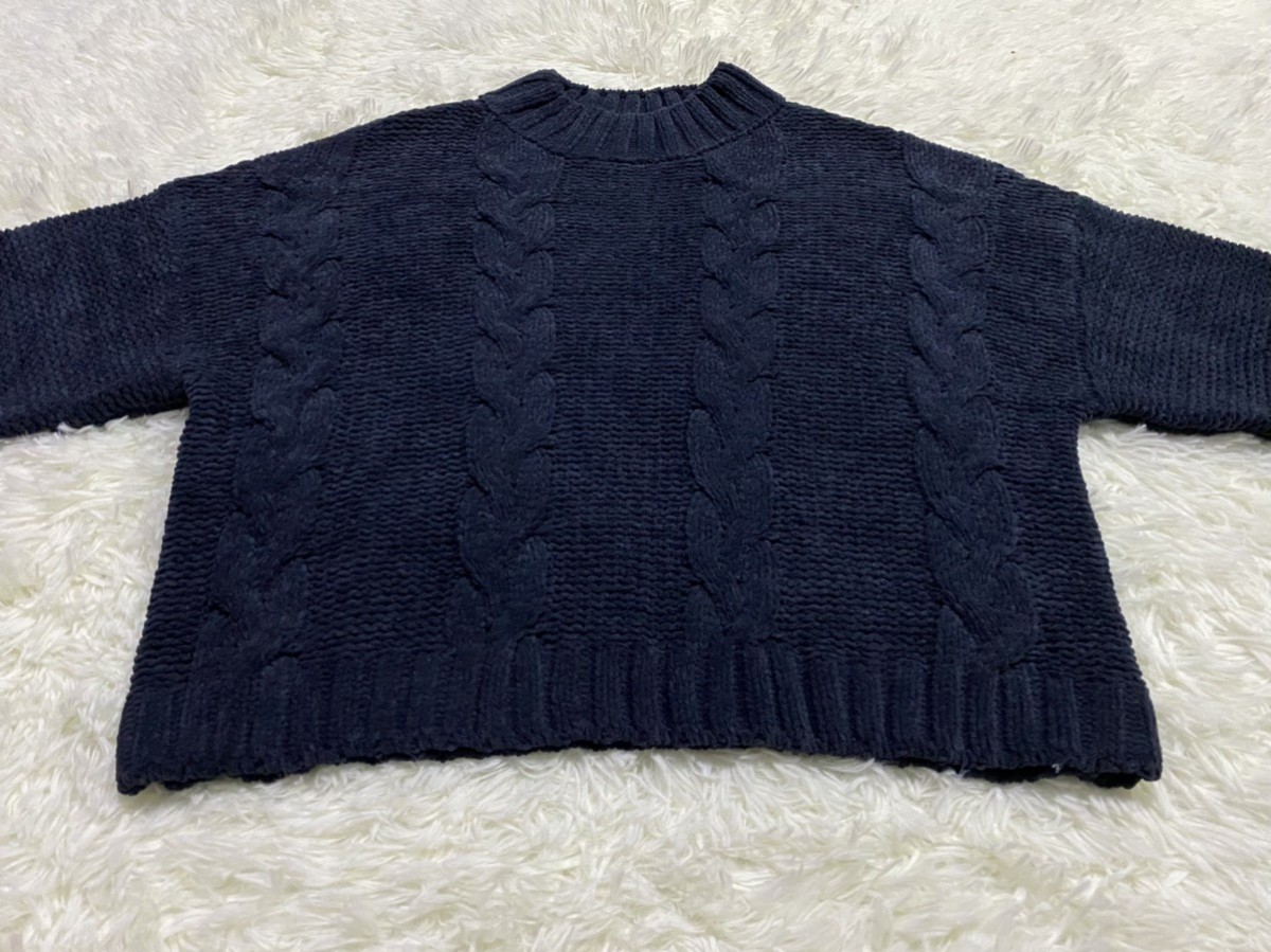 Coloured Cable Knit Sweater - Cable Knit Crop Sweater Pullover - 3