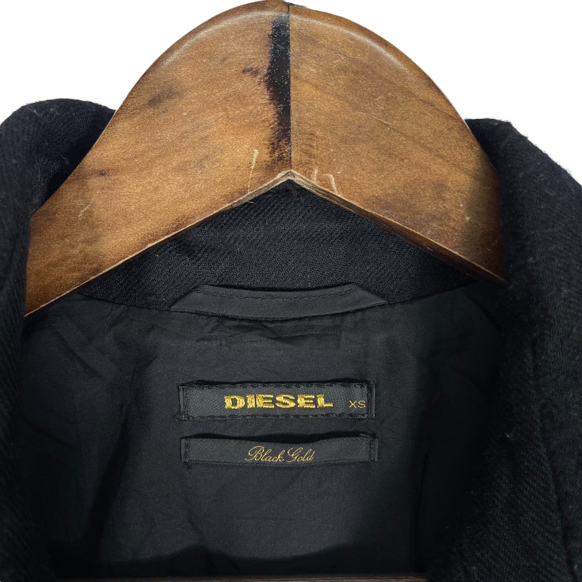 Diesel Black Gold Double Breasted Coat Jacket - 7