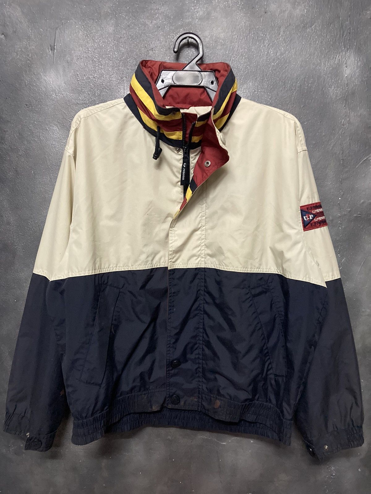 Vintage 90s U.P Renoma Block Color Jacket - 1