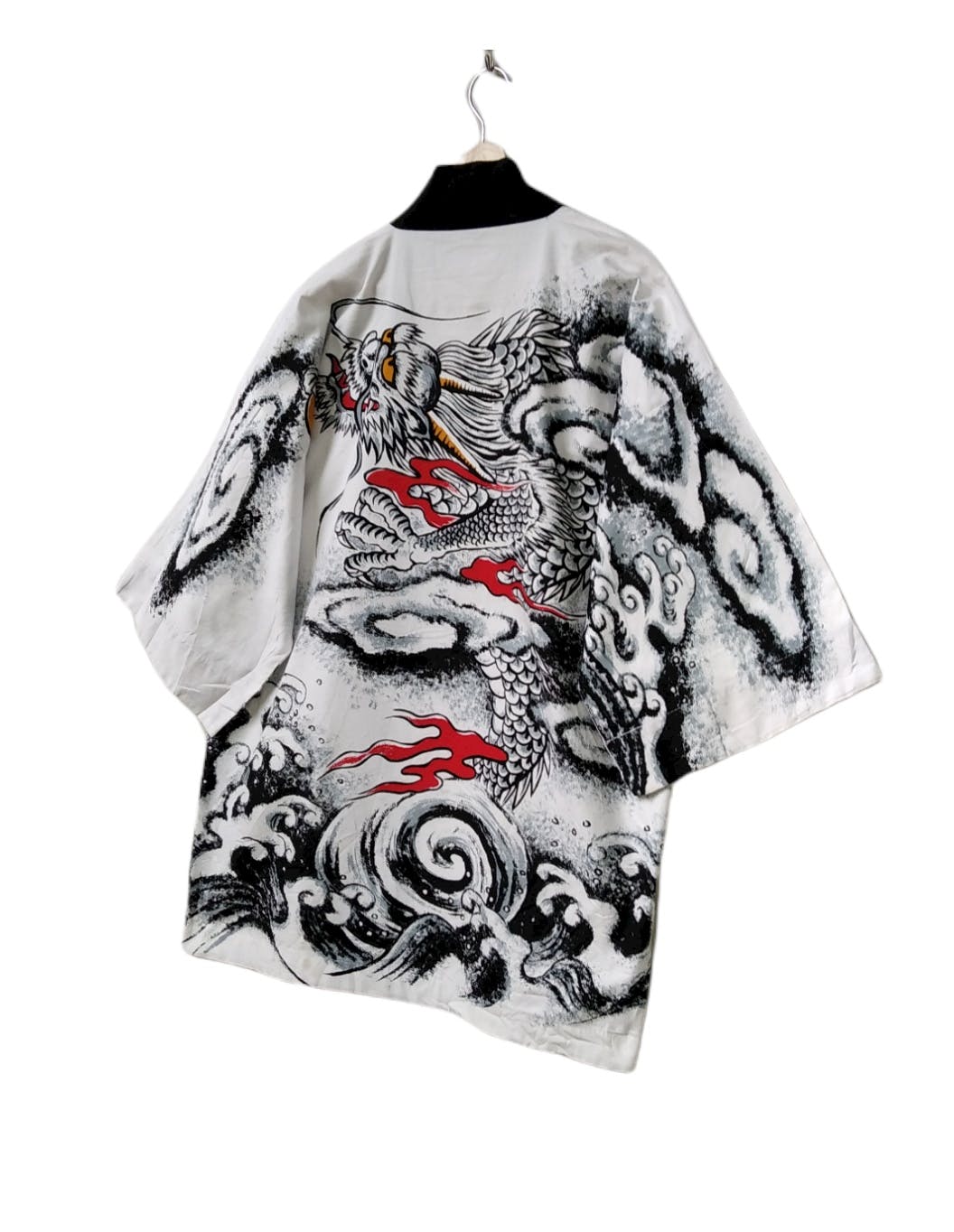 Vintage - Limited🔥Silk Kimono Japan Dragon Over Print Style - 2