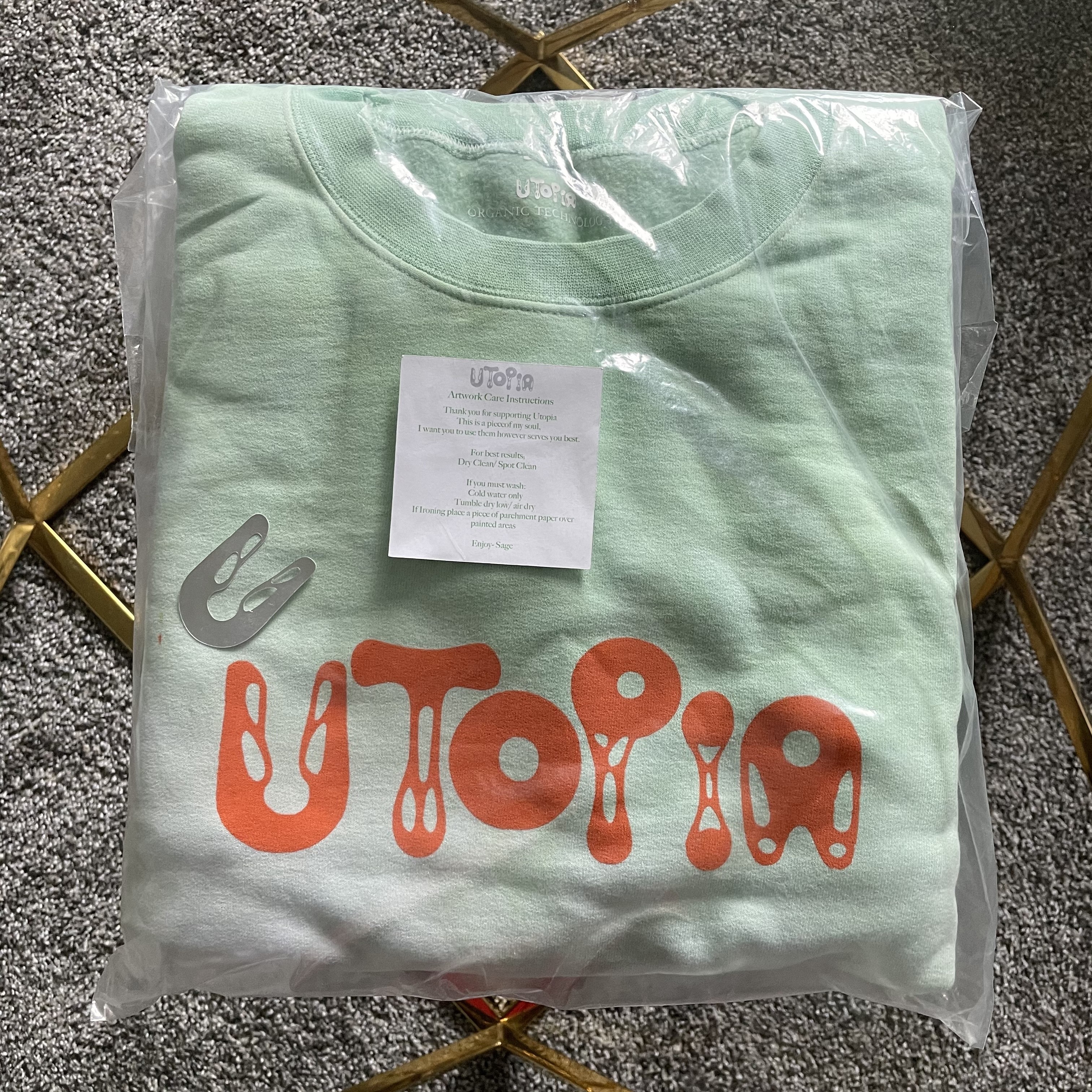 Underground - Utopia “Ex Organica” 1/1 tie dye crewneck sweatshirt - 1