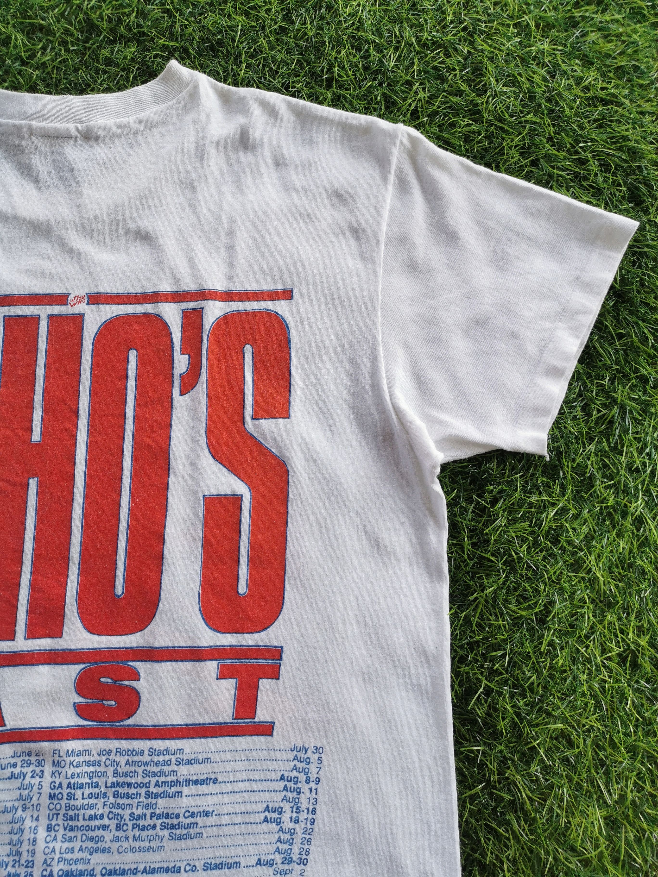 80s Vintage The Who Band Tees - 8