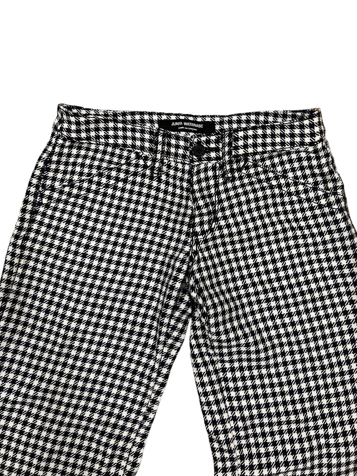 GRAIL•FW03 Junya Watanabe Checkerboard Flare Pants - 3