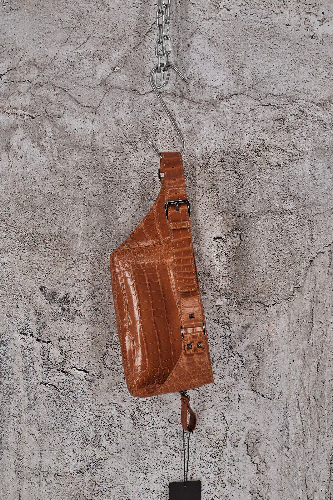 Brand New With Tags Valentino Garavani Women's Rockstud Alligator Waist Bag,9000$ - 3