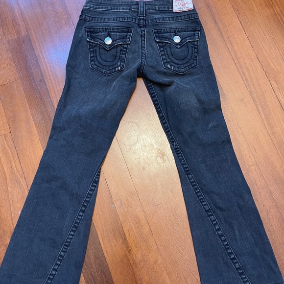 True Religion Vintage Washed Black Joey Jeans y2k - 7