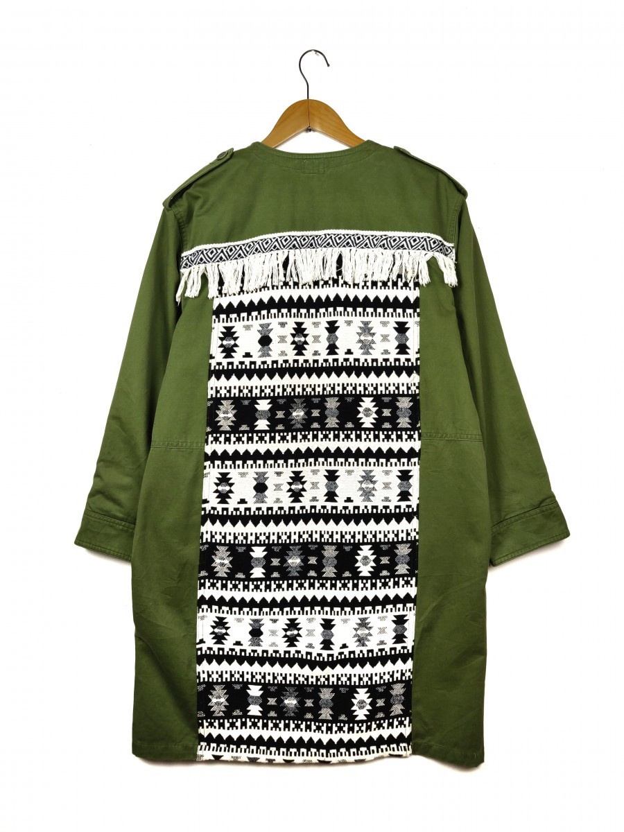 Japanese Brand -  Final Drop!  Titicaca Japan Green Long Coat Jacket - 1