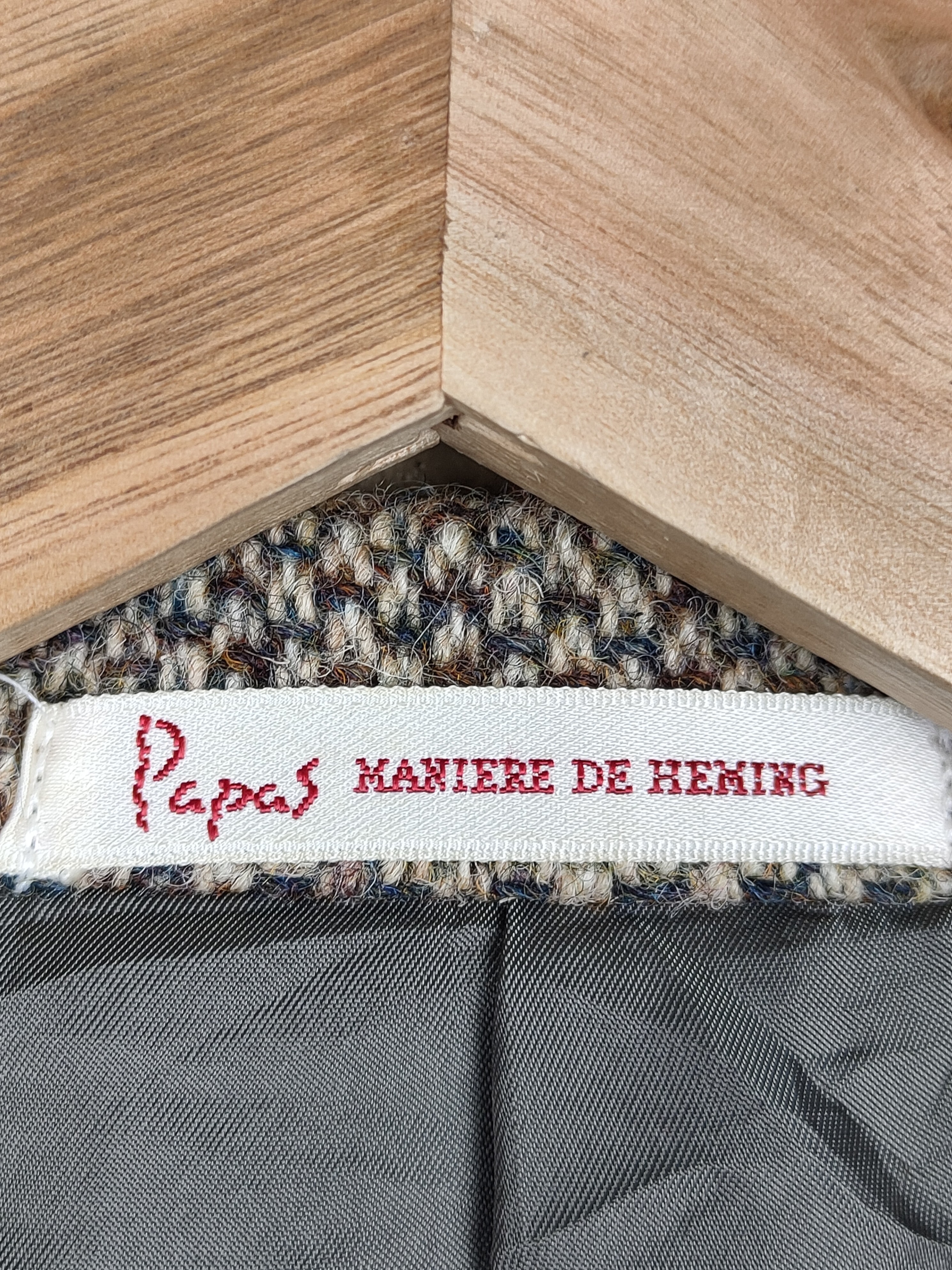 Japanese Brand - Papas x Harris Tweed Wool Blazer Coat - 5