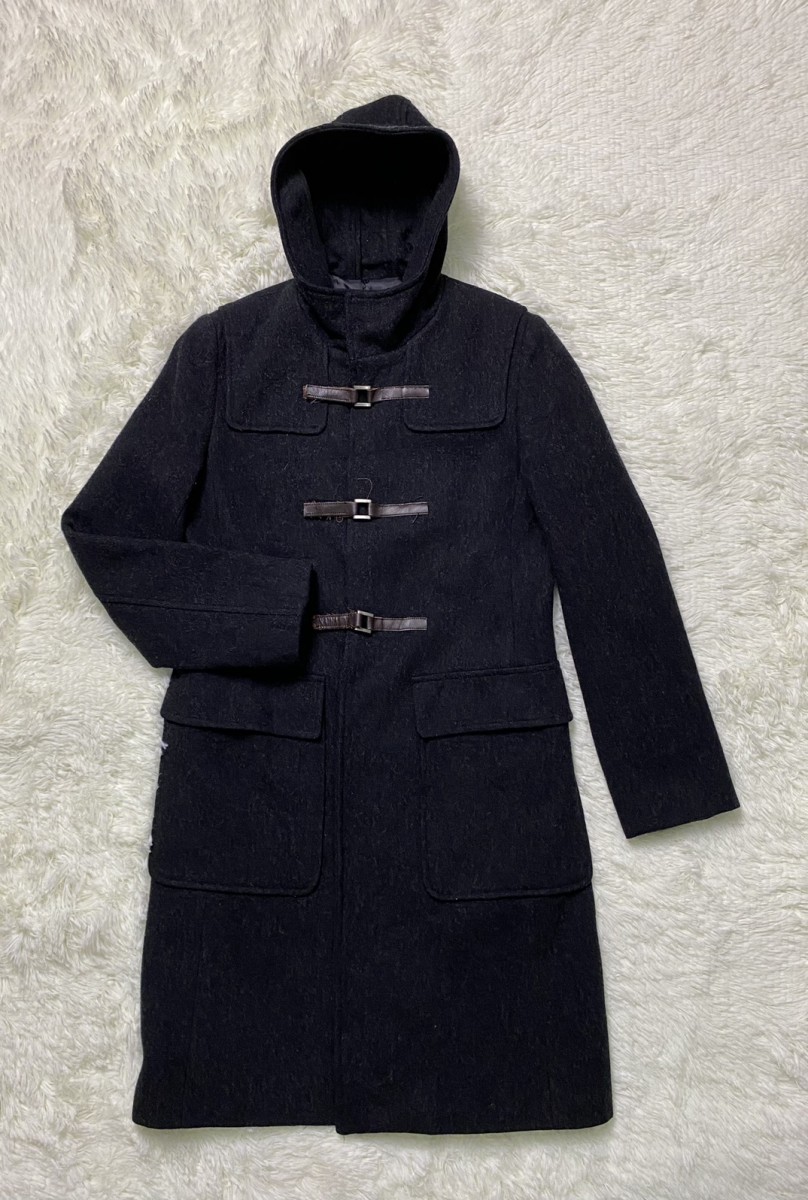 Ined by Yohji Yamamoto Wool Long Hoodie Coat Jacket - 2