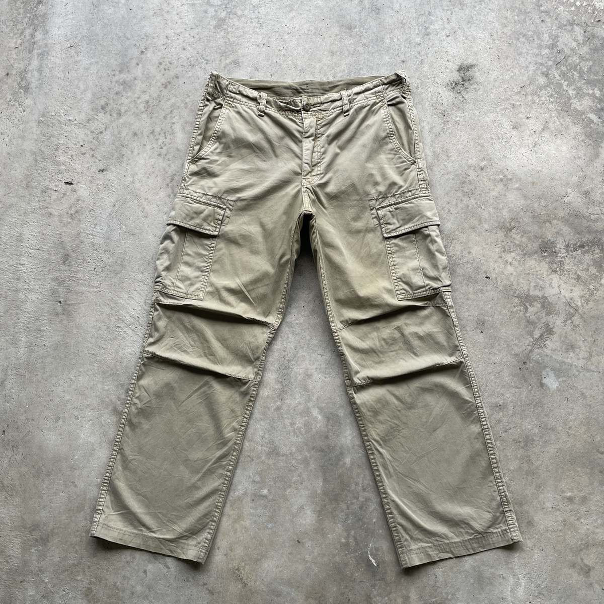 Vintage - Japanese Brand Faded Multipocket Tactical Cargo Pants W33x28 - 2