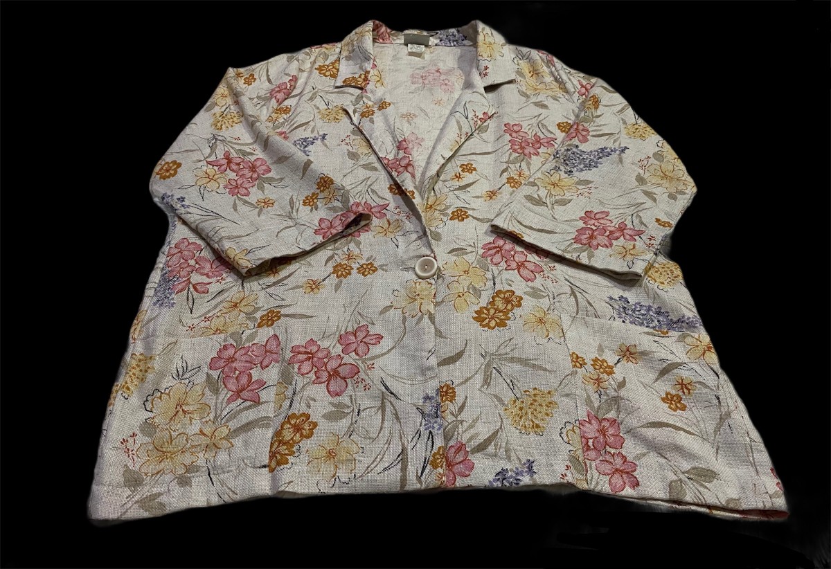 Made In Usa - Modern Essentials Floral Blazer Cardigan - 4