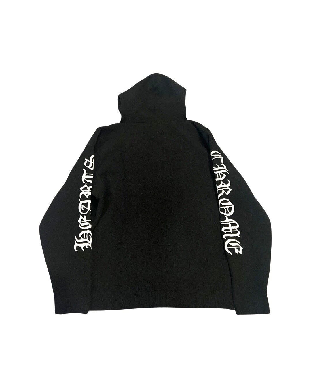 Cashmere embroidered logo life sentence hoodie - 2